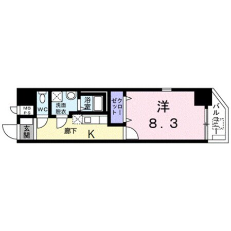 サピー豊洲の物件間取画像